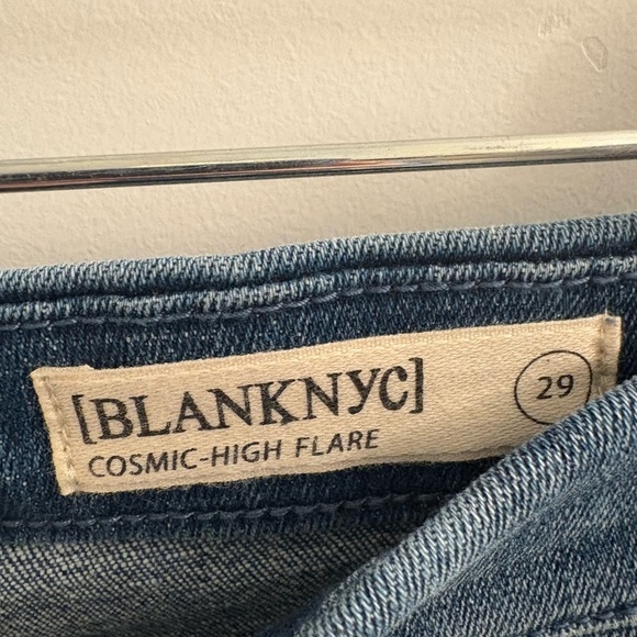Blank NYC Cosmic High Flare Jeans Size 29 - Picture 3 of 10